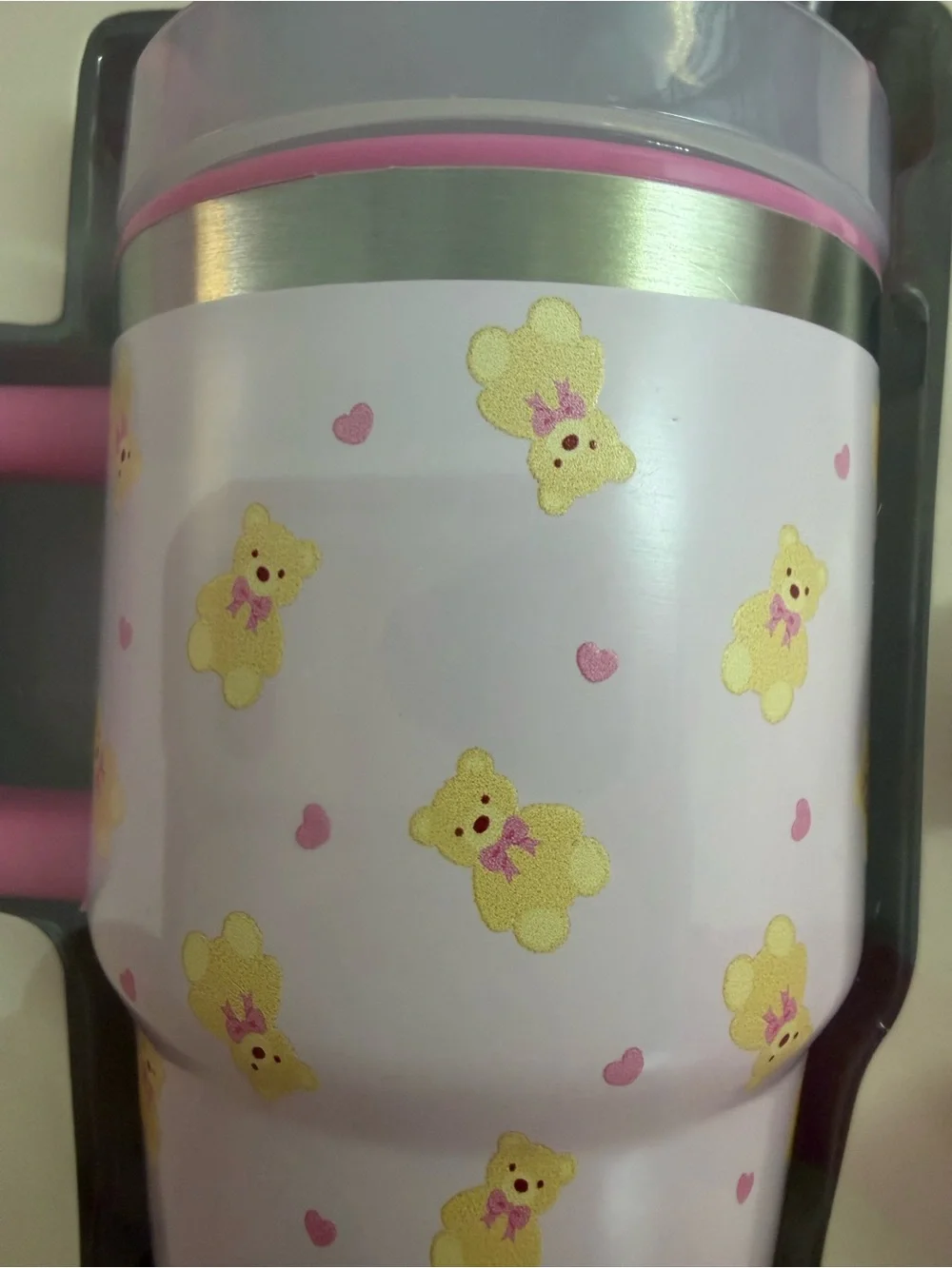 Cream Bear and Mug & Plush Set